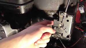 Valve lash is a precise specified gap between the valve tip and the rocker. Briggs And Stratton Old Style Mechanical Governor Adjustment Setup Youtube