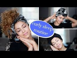 1 My Curly Hair Sleep Routine Preserve Curls Overnight Youtube Curly Hair Overnight Hair Plopping Overnight Hairstyles
