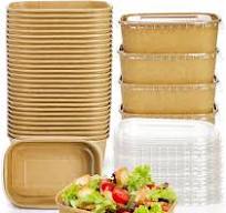 Amazon.com: Yesland 50 Pack Compostable Rectangular Kraft ...