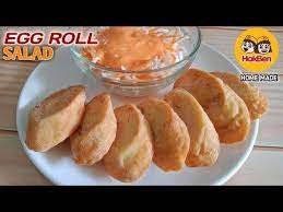 Chicken Egg Roll Dan Salad Ala Hokben Rasanya Mirip Banget Youtube Ide Makanan Makanan Resep Telur Gulung