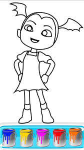Beach coloring pages family coloring pages mermaid coloring pages cars coloring pages pokemon coloring pages coloring pages for girls flower coloring pages animal coloring pages coloring for kids. Vampirina Coloring Book Pages Vee Coloring Game For Android Apk Download