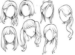 Maybe you would like to learn more about one of these? Pelooo Hairstylewomen Hair Hairstyles Hairwomen Stylewomen Frisuren Gayarambut Peinados Frisyrer P How To Draw Hair Drawings Anime Drawings Sketches