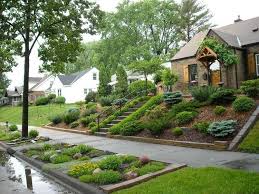 Amenager Son Jardin En Pente Conseils Pratiques Et Photos Jardin En Pente Amenagement Jardin Amenagement Jardinet