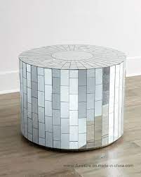 From round, mirrored coffee tables that help define even the smallest of rooms to large rectangle and square mirrored coffee tables that give spacious rooms personality, the mirrored coffee table comes in all sizes and designs. China New Fashion Home Decor Round Spider Net Mirror Coffee Table China Table Living Room Furniture