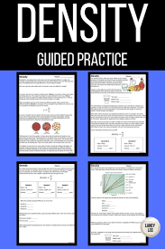 Density Guided Reading Worksheets Print Google Versions Guided Reading Worksheets Guided Practice Middle School Science Resources