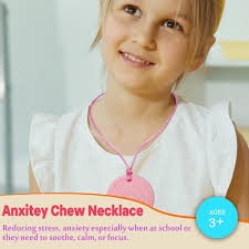 Amazon.com: Chewy Necklaces for Sensory Kids Girls, 2 Pack Silicone Sensory  Chewy Necklace for Boys with Chewing, Autism, ADHD, SPD, Oral Motor Anxiety  Pendant for Adults : Health & Household