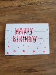 Wer mehr möchte, als nur eine. Handlettered Birthday Card Geburtstagskarten Diy Alles Gute Zum Geburtstag Kalligraphie Coole Geburtstagskarten