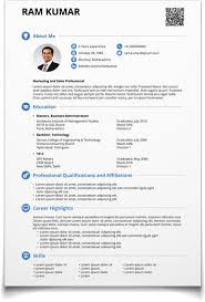 Minimalist resume with a monogram on the left corner and necessary info, such as experience, skills. Cv Maker 2021 Create Online Download Free Visual Cv Now