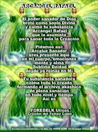 Arcangel Rafael Jueves Dichos Y Frases Sanacion Espiritual Oracion Arcangel Rafael
