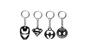 Image Of Cool Things To 3d Print Superhero Keychains 3d Printed Objects 3d Printing Diy 3d Printing