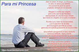 Para Mi Princesa Poema De Mi Vida Mi Angel De Amor