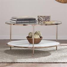 Selecting the perfect sofa, sectional or accent table is an important decision. Boston Loft Furnishings Riku 33 78 In X 18 25 In Gold Frame And Clear Glass Top Round Coffee Table Atg0340 Rona