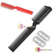Pet Dog Cat Hair Trimmer Comb 2 Razor Grooming Comb New Buyincoins Com Grooming Comb Cat Hair Dog Cat