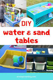 Diy Sand And Water Tables You Need In Your Backyard Sand And Water Table Kids Sand Table Water Table Diy