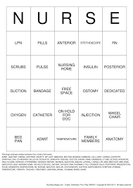 Free Bingo Games To Play Offline Nurse Bingo Cards To Download Print And Customize Nurse Games Nursing Fun Nurses Week