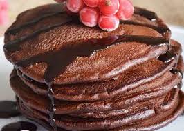 Pancakes Au Chocolat Au Thermomix Plat Et Recette Pancake Chocolat Recette Dessert Leger Pancakes Moelleux