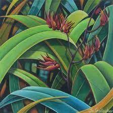 Image Result For Kathryn Furniss Flax Flowers Artwork Maori Art