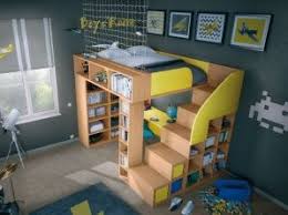 Lit Integre Gain De Place 5 Lits Qui S Integrent Astucieusement Elle Decoration Chambre Enfant Lit Mezzanine Bureau Lit Mezzanine
