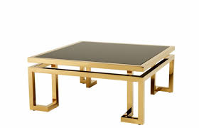 Featuring a combination of open design and hidden storage, your home decor will feel distinct yet trendy. Casa Padrino Art Deco Luxury Coffee Table Gold With Black Glass Living Room Coffee Table Luxury Collection