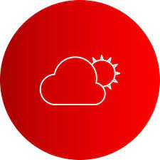 Vector Sun And Cloud Icon Cloud Icons Sun Icons Cloud Png And Vector With Transparent Background For Free Download Cloud Icon Sun And Clouds Farm Logo Design