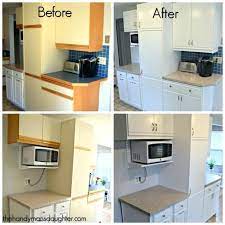 So far the plan is to tear up the laminate tile flooring and expose the hardwood the problem is the cabinets: Painting Laminate Kitchen Cabinets Before And After Best Painting