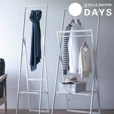 圧迫感のないシンプル設計 ハンガー 省スペース 収納