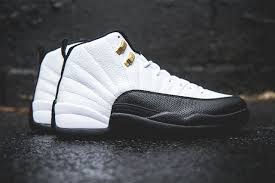 Air Jordan 12 Retro Black White Taxi Air Jordan 12 Retro Taxi With Images Air Jordans Nike Air Jordan Shoes Jordan 12 Taxi