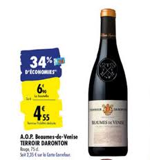 We did not find results for: Offre A O P Beaumes De Venise Terroir Daronton Chez Carrefour