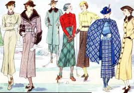 Some that lasted throughout the decade, and some that only lasted a season. 1930s French Fashion Art Modes Et Travaux Illustrations