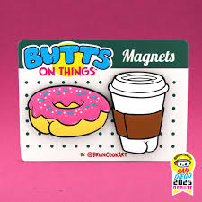 Donut & Coffee Cup Magnet Set - Debut