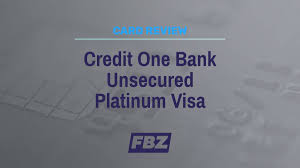 When i applied i was at my lowest point. Credit One Bank Unsecured Platinum Visa Review Financebuzz