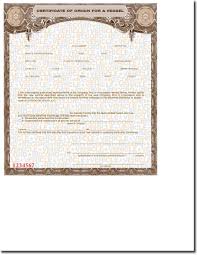 Canada, mexico and the united states established a uniform certificate of origin to certify that goods imported into their territories qualify for the preferential tariff treatment accorded by the only importers who possess a valid certificate of origin may claim preferential tariff treatment for originating goods. Blank Mco S For A Vessel Buy Manufacturer Certificate Of Origin S