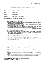 Format borang pada tahun ini adalah terkini. Top Pdf Minit Mesyuarat Pengurusan Hem Bil 2 2016 123dok Com