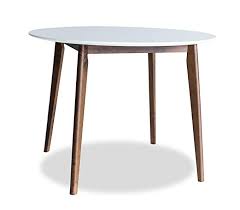 Amazon Com Edloe Finch Round Dining Table 40 Inch Diameter White Top Mid Century Modern Dining Table Round Round Dining Table Modern Round Dining Table Sets