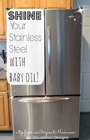How To Clean Stainless Steel Appliances With Baby Oil