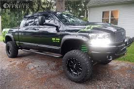 Dodge ram 2500 wheel and tire sizes. 2006 Dodge Ram 2500 Wheel Offset Slightly Aggressive Suspension Lift 5 277450 Custom Offsets