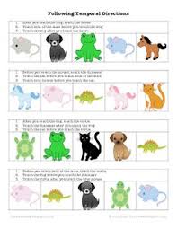Underline the words upper right hand in sentence 2. 20 Following Directions Games Ideas Following Directions Language Activities Speech And Language