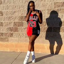 We have the official la lakers jerseys from nike and fanatics authentic in all the sizes, colors get all the very best los angeles lakers jerseys you will find online at global.nbastore.com. Jordan Split Jersey Dress Jersey Dress Jersey Top Outfit Jersey Dress Outfit