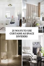 25 Ways To Use Curtains As Space Dividers Digsdigs