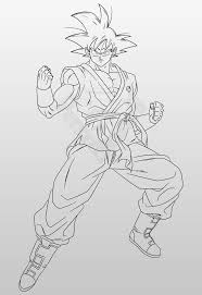 Son Goku 4 Line Art By Aubreiprince On Deviantart Dragon Ball Artwork Anime Dragon Ball Super Dragon Ball Super Wallpapers