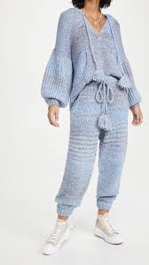 Shop Loveshackfancy Blue Horizon Remington Hoodie