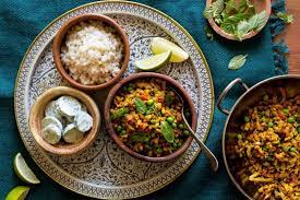 Turkey Keema With Peas And Cucumber Raita Recipe Turkey Mince Recipes Healthy Meals Delivered Recipes