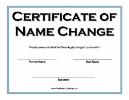 A red ribbon award winner, the people's book prize finalist and read by hermione norris! After A Legal Name Change This Blue Certificate Can Be Used To Commemorate The Transition From The Old Name To The New Fr Name Change Legal Name Change Names