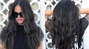 This is one of the most traditional and popular options for black balayage hair, specifically because it brings two colors on opposite ends of the spectrum together. Cool Toned Balayage Gives Dark Hair Low Maintenance Dimension Allure
