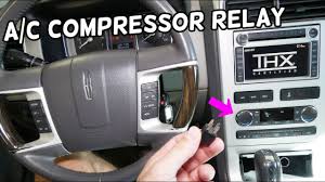 Air suspension system the air suspension system is designed to improve ride, handling and general vehicle performance for static, on and 2. Lincoln Mkx Ac Compressor Relay Location Replacement Ac Not Working Youtube