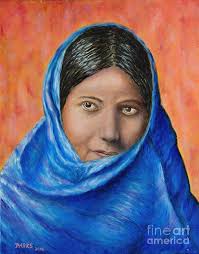 Native American woman by Bob Parks