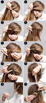 Amazing Half Up Half Down Hairstyles For Long Hair How To Recreate This Whimsical Waterfall Half Up Hair Half Up Half Down Hair Down Hairstyles For Long Hair