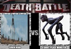 A quiet place part ii is a 2020 american horror film and the sequel to a quiet place (2018). Siren Head Vs A Quiet Place Monster Death Battle Fanon Wiki Fandom