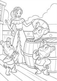 Realm of the jaquins on disney dvd and get 10 bonus shorts today. Kids N Fun Com 44 Coloring Pages Of Elena Of Avalor