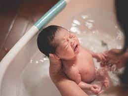 The water should be comfortably warm and not hot before you put your baby in. How Often Should You Bathe Your Baby